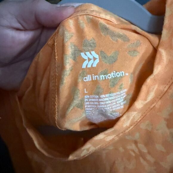 All In Motion Boxy Fit Orange Tank Top Women's Size L - Picture 6 of 8